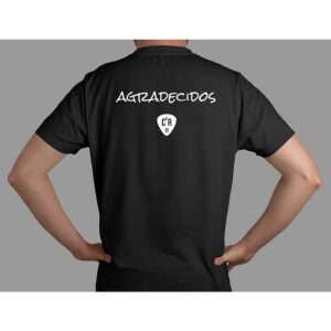 Camiseta manga corta hombre color negro