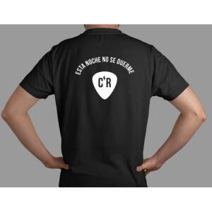 Camiseta manga corta para hombre color negro